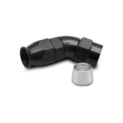 Vibrant 28410 Vibrant -10AN 45 Degree Hose End Fitting for PTFE Lined Hose