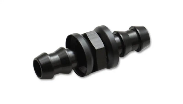 Black barbed hose fitting for Vibrant -10AN Barbed Union Fitting, durable union fitting