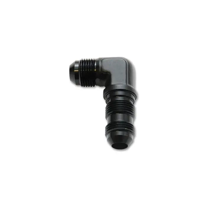 Vibrant 10612 Vibrant -10AN Bulkhead Adapter 90 Degree Elbow Fitting - Anodized Black Only