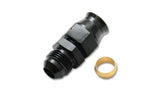 Vibrant -10AN Male to .625in Tube Adapter Fitting (w/Brass Olive Insert) 