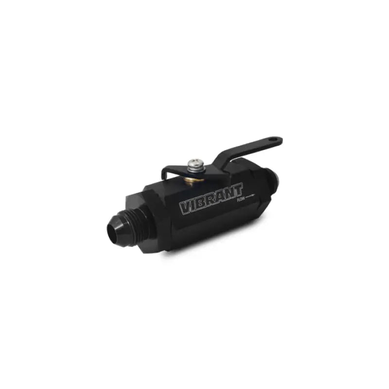 Vibrant 16750 Vibrant -10AN to -10AN Male Shut Off Valve - Black