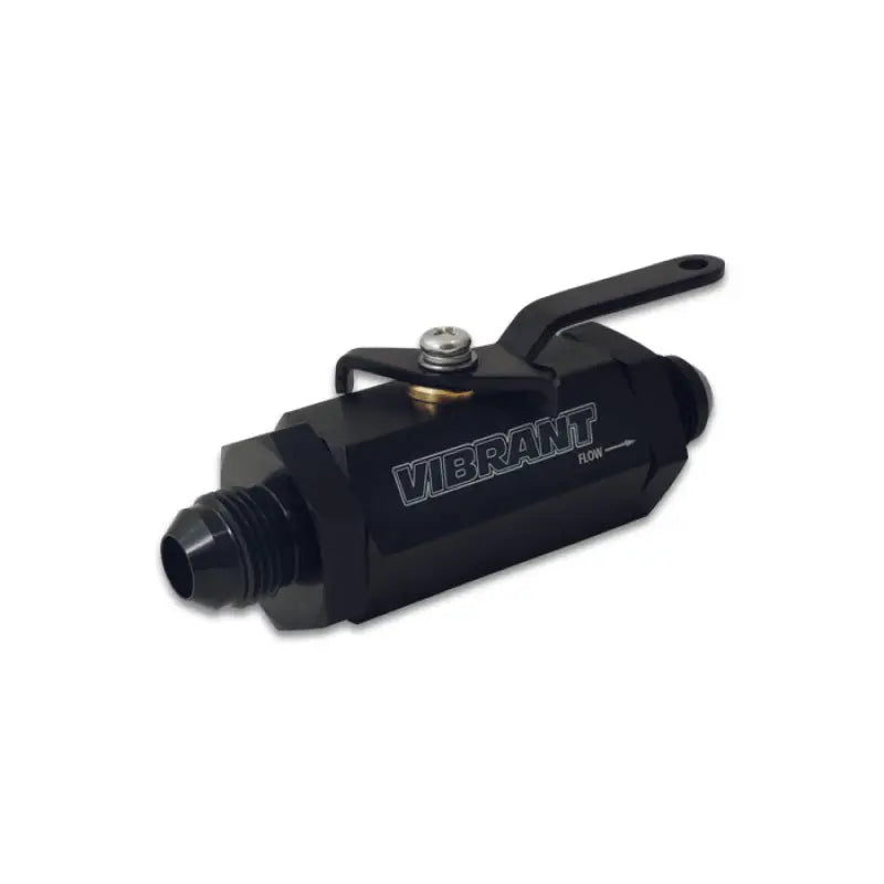 Vibrant 16750 Vibrant -10AN to -10AN Male Shut Off Valve - Black