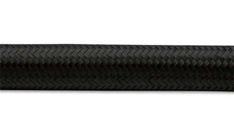 Vibrant Vibrant -12 AN Black Nylon Braided Flex Hose (5 foot roll)