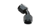 Vibrant -12AN X Female Flare Swivel 45 Deg Fitting (AN To AN) -Anodized Black Only - Truck & Automotive
