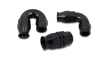 Vibrant 150 Degree High Flow Hose End Fitting for PTFE Lined Hose -12AN - 28512
