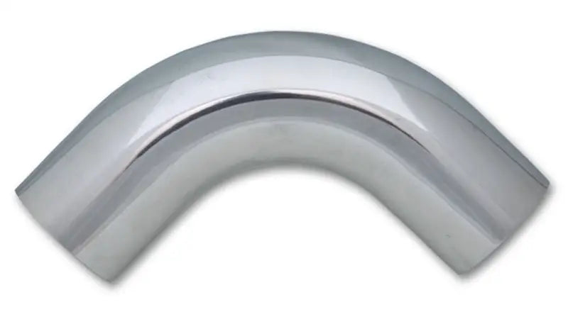 Vibrant 2.25in O.D. Universal Aluminum Tubing (90 degree bend) - Polished - Truck & Automotive