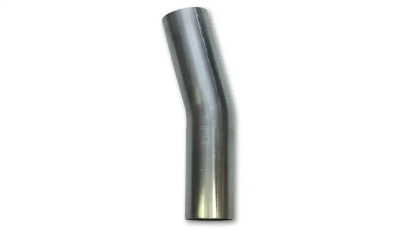Vibrant 2.5in O.D. T304 Stainless Steel 15 deg Mandrel Bend with 5in x 5in leg lengths and 3.5in centerline radius. Perfect for RV, automotive, powersports, off-road, marine, exterior, truck accessories, interior, truck bed, and RV parts. Truck & Automotive, AVADA - Best Sellers