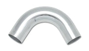 Vibrant 2.5in O.D. Universal Aluminum Tubing (120 degree Bend) - Polished - Truck & Automotive