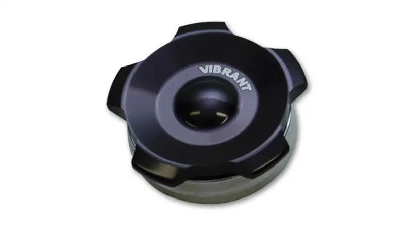 Vibrant 2in OD Aluminum Weld Bungs w/ Anodized Black Threaded Cap (incl. O-Ring) - Truck & Automotive