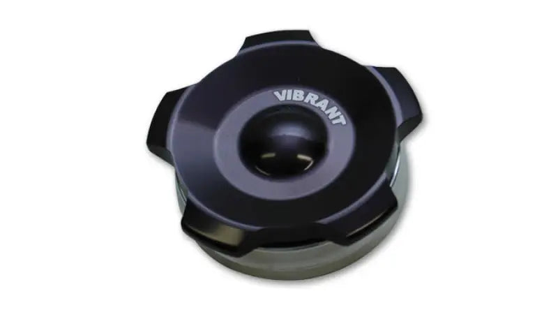 Vibrant 2in OD Aluminum Weld Bungs w/ Anodized Black Threaded Cap (incl. O-Ring) - Truck & Automotive