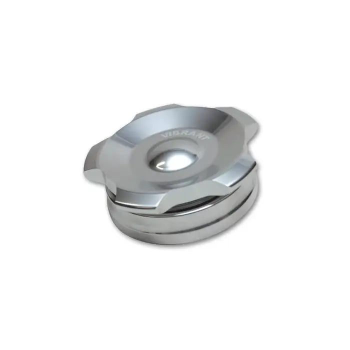 Vibrant 11290 Vibrant 2in OD Aluminum Weld Bungs w/ Polished Aluminum Threaded Cap (incl. O-Ring)