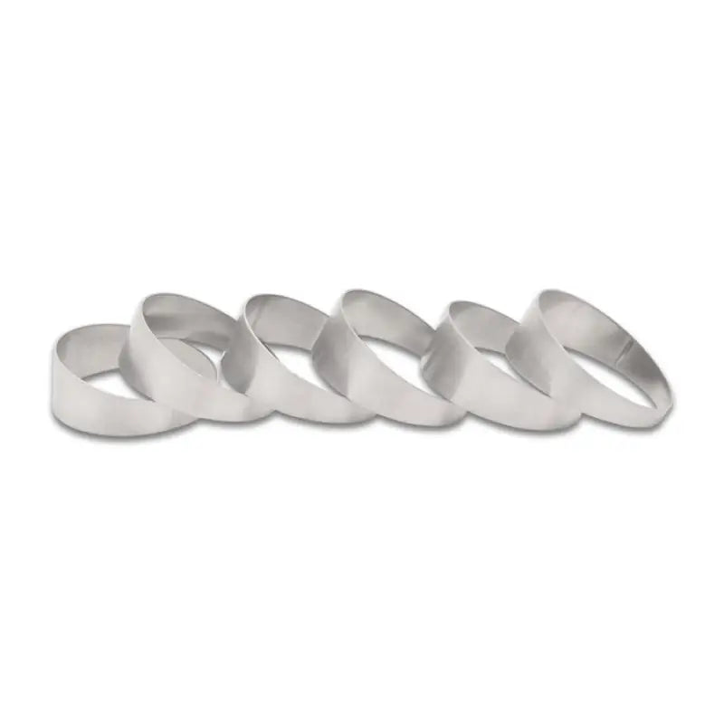 Vibrant 13635 Vibrant 3.50in O.D. T304 SS Pie Cuts - Set of 6