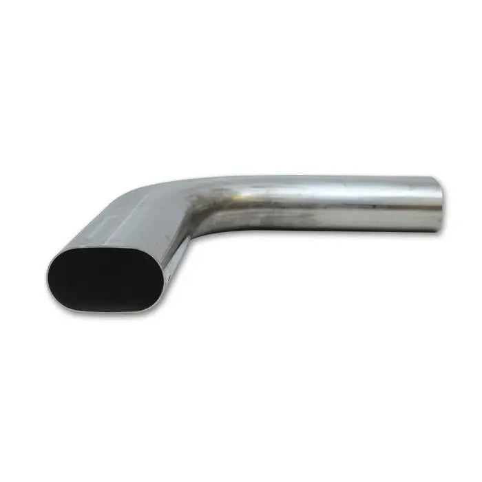 Vibrant 13194 Vibrant 3.5in Oval (Nominal Size) T304 SS 90 deg Mandrel Bend 6in x 6in leg lengths