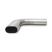 Vibrant 13194 Vibrant 3.5in Oval (Nominal Size) T304 SS 90 deg Mandrel Bend 6in x 6in leg lengths