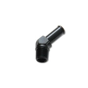 Vibrant 11222 Vibrant 3/8 NPT to 1/2in Barb Straight Fitting 45 Deg Adapter - Aluminum - 11222