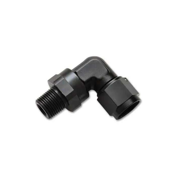 Vibrant 11380 Vibrant -3AN to 1/8in NPT Female Swivel 90 Degree Adapter Fitting