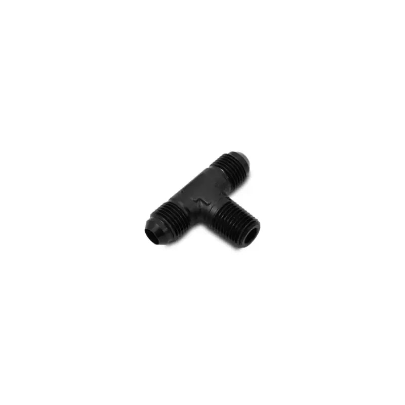 Vibrant 10460 Vibrant -3AN x 1/8in NPT Flare to Pipe Tee Adapter Fitting - Aluminum