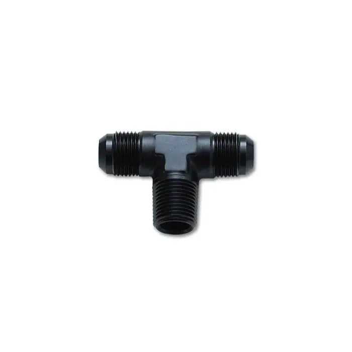 Vibrant 10460 Vibrant -3AN x 1/8in NPT Flare to Pipe Tee Adapter Fitting - Aluminum