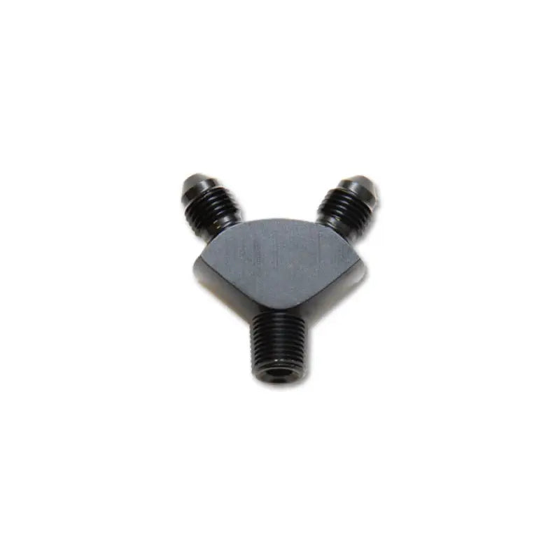 Vibrant 10818 Vibrant -3AN x -3AN x 1/8in NPT Y-Adapter Fitting - Aluminum