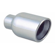 Vibrant 1343 Vibrant 3in ID Dual 4in OD Round SS Tips (Double Wall, Angle Cut)