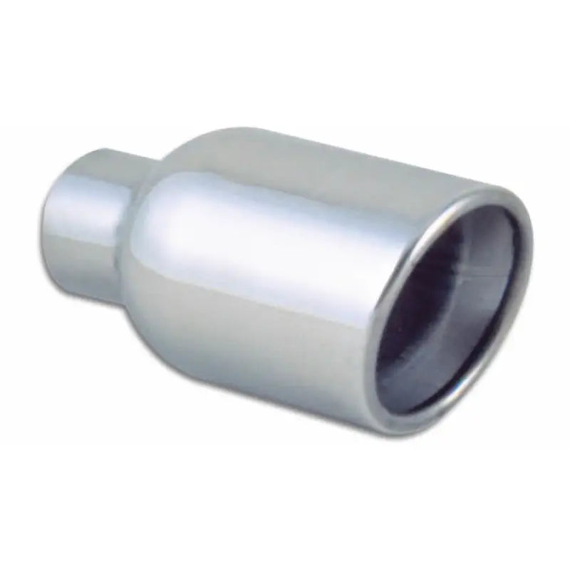 Vibrant 1343 Vibrant 3in ID Dual 4in OD Round SS Tips (Double Wall, Angle Cut)