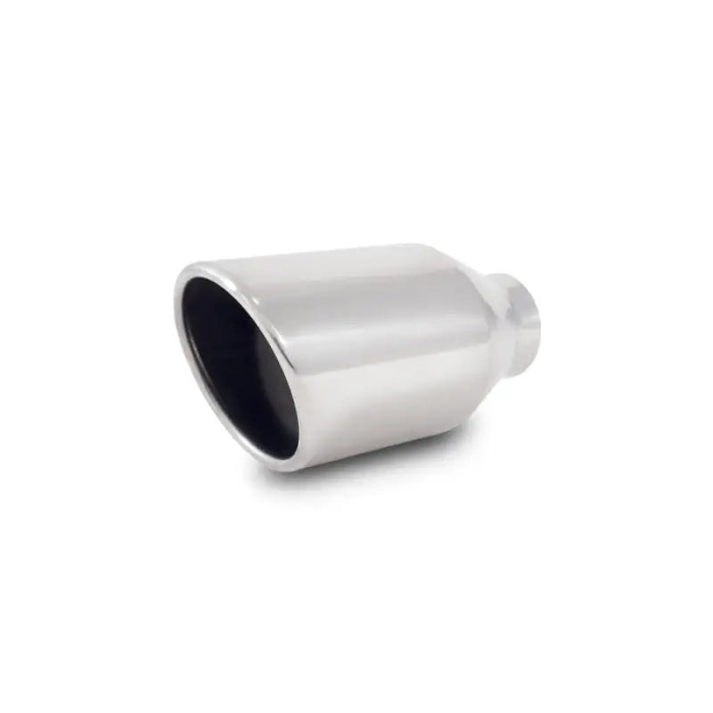 Vibrant 1343 Vibrant 3in ID Dual 4in OD Round SS Tips (Double Wall, Angle Cut)