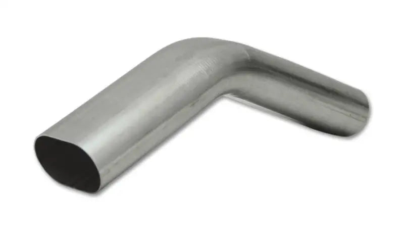 Vibrant 3in Oval (Nominal Size) T304 SS 45 deg VERTICAL Mandrel Bend 6in x leg lengths - Truck & Automotive