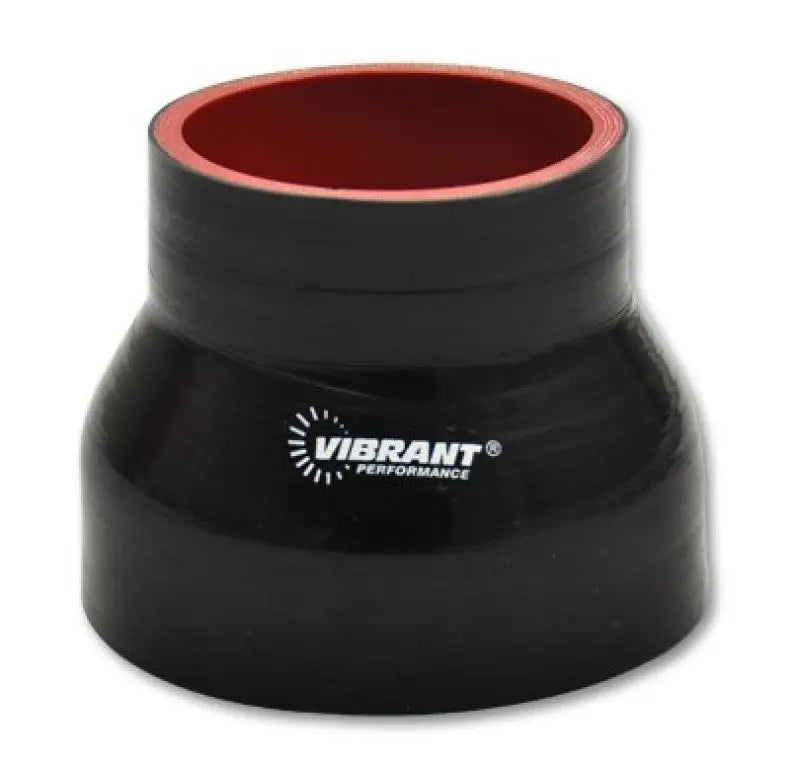 Vibrant 4 Ply Reducer Couper 3in ID x 3.75in Long - Black - Truck & Automotive