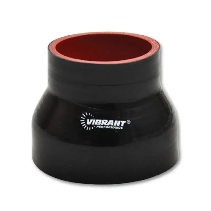 Vibrant 19741 Vibrant 4 Ply Reducer Couper 4.0in ID x 3.50in ID x 4.50in Long - Black