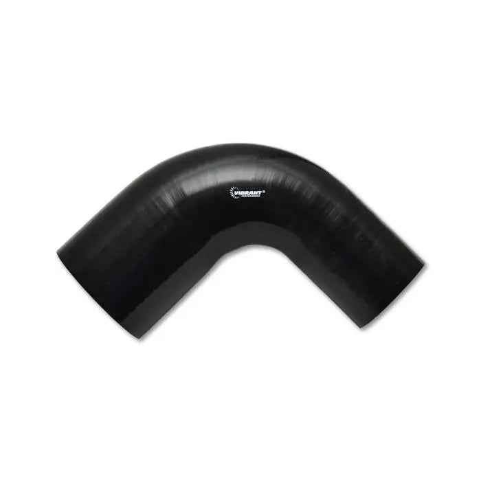 Vibrant 2781 Vibrant 4 Ply Reinforced Silicone 90 degree Transition Elbow - 2.5in I.D. x 2.75in I.D. (BLACK)