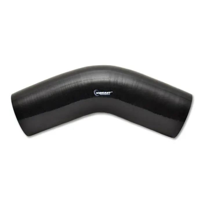 Vibrant 2759 Vibrant 4 Ply Reinforced Silicone Elbow Connector - 1.5in I.D. - 45 deg. Elbow (BLACK)