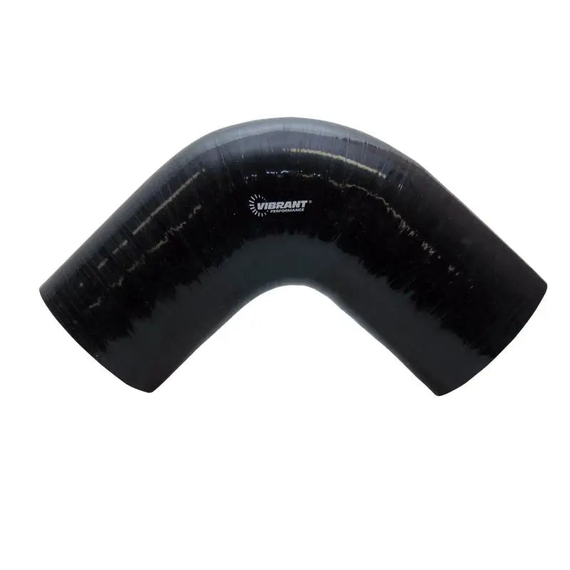 Vibrant 2843 Vibrant 4 Ply Reinforced Silicone Elbow Connector - 1.75in I.D. - 90 deg. Elbow (BLACK)