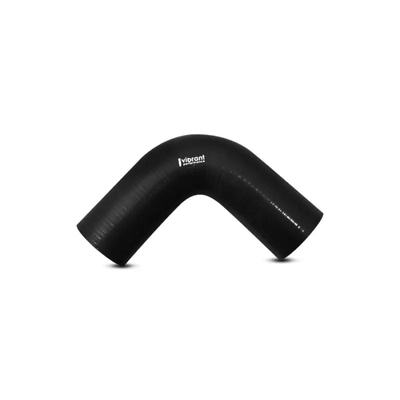 Vibrant 2843 Vibrant 4 Ply Reinforced Silicone Elbow Connector - 1.75in I.D. - 90 deg. Elbow (BLACK)