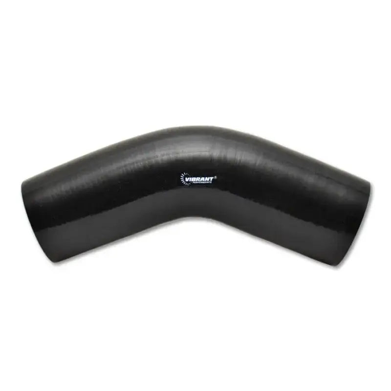 Vibrant 4 Ply Reinforced Silicone Elbow Connector - 4.5in I.D. - 45 deg. (BLACK) - Truck & Automotive
