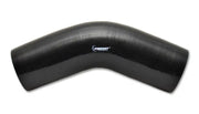 Vibrant 4 Ply Reinforced Silicone Elbow Connector - 4in I.D. - 45 deg. Elbow (BLACK) for RV, Automotive, Powersports, off-road, marine use, exterior, truck accessories, interior, truck bed, RV parts, Truck & Automotive, AVADA - Best Sellers