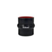 Vibrant 2731 Vibrant 4 Ply Reinforced Silicone Hump Hose Connector - 2.25in I.D. x 3in long (BLACK)