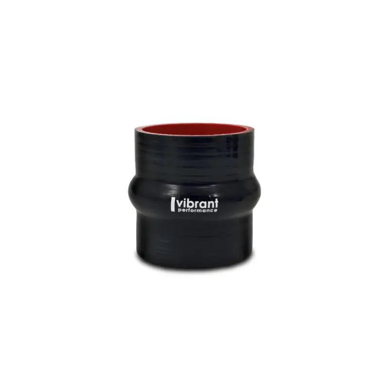 Vibrant 2731 Vibrant 4 Ply Reinforced Silicone Hump Hose Connector - 2.25in I.D. x 3in long (BLACK)