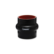 Vibrant 2735 Vibrant 4 Ply Reinforced Silicone Hump Hose Connector - 3.5in I.D. x 3in long (BLACK)