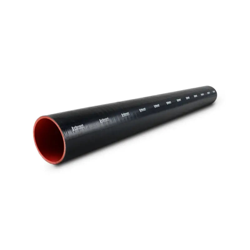 Vibrant 2703 Vibrant 4 Ply Reinforced Silicone Straight Hose Coupling - 1.5in I.D. x 36in long (Black)