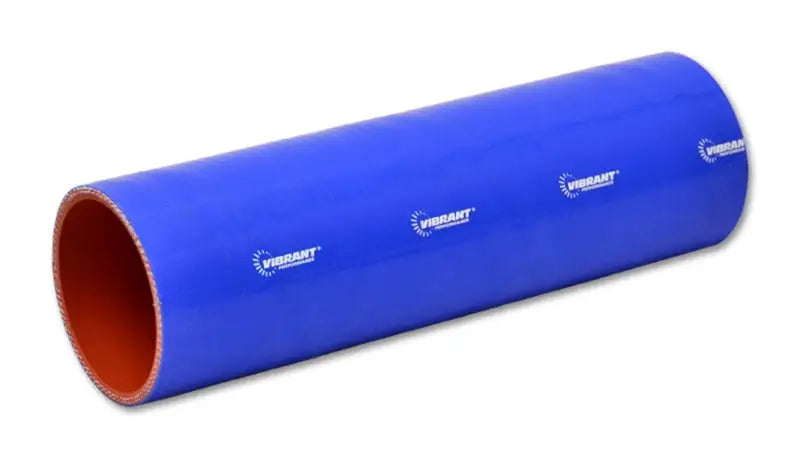Vibrant 4 Ply Reinforced Silicone Straight Hose Coupling - 2.75in I.D. x 12in long (BLUE) - 27131B