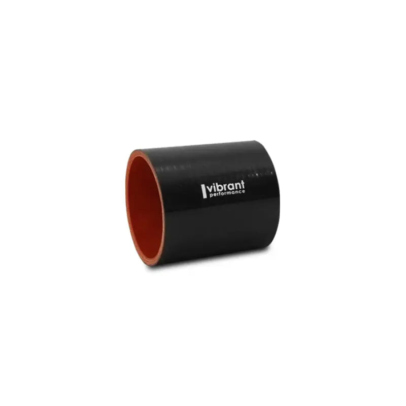 Vibrant 19842 Vibrant 4 Ply Reinforced Silicone Straight Hose Coupling - 6in I.D. x 3.5in long (BLACK)