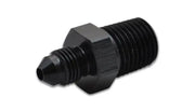 Vibrant Performance -4AN to 1/4in NPT Straight Adapter Fitting made from anodized 6061 aluminum, ideal for RV, automotive, powersports, off-road, marine exterior, and truck accessories. Perfect for oil pumps, fuel systems, and more. Truck & Automotive, Fabrication, AVADA - Best Sellers.