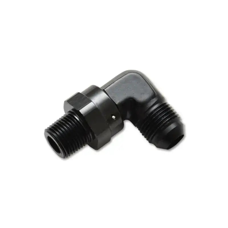 Vibrant -4AN to 1/8in NPT Male Swivel 90 Degree Adapter Fitting - Truck & Automotive