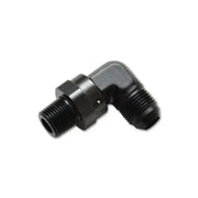 Vibrant -4AN to 1/8in NPT Male Swivel 90 Degree Adapter Fitting - Truck & Automotive