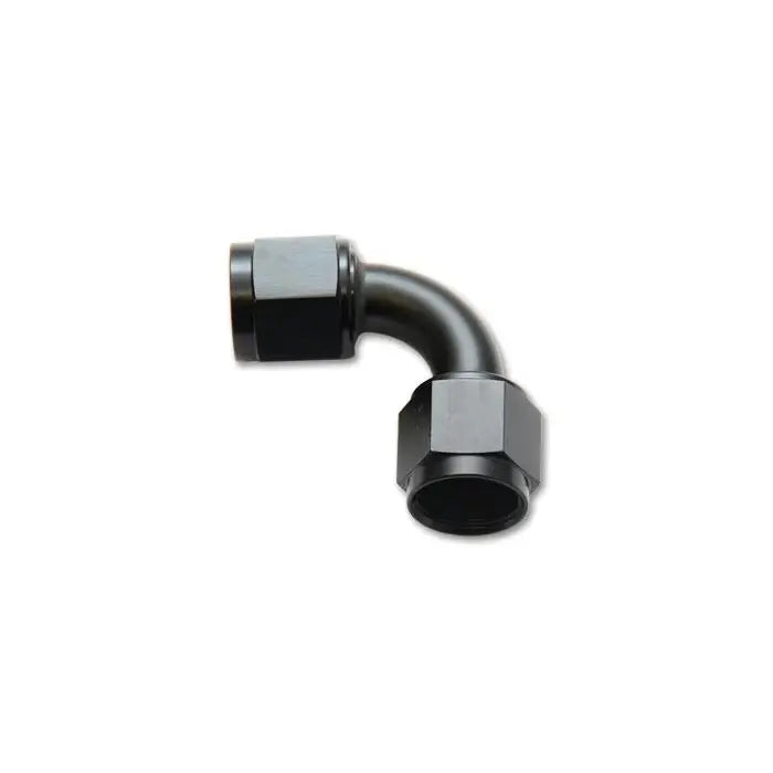 Vibrant 10731 Vibrant -4AN Female 90 Degree Union Adapter (AN to AN) - Anodized Black Only