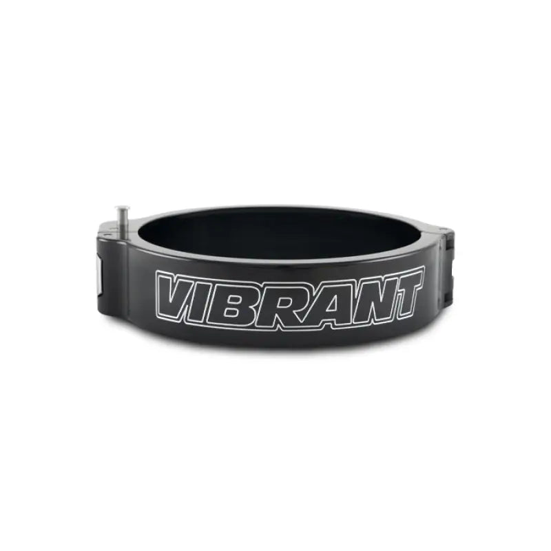 Vibrant 4in O.D. Aluminized HD 2.0 Clamp - Anodized Black (Clamp Only) - 32538