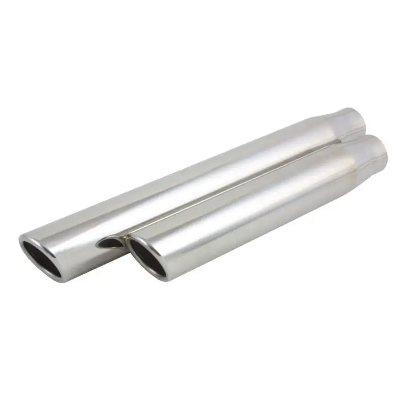 Vibrant 1303 Vibrant 4in Round SS Exhaust Tip (Double Wall Resonated Angle Cut Rolled Edge)