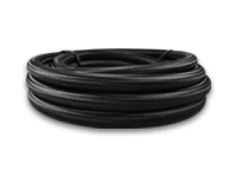 Vibrant -6 AN Black Nylon Braided Flex Hose (2 foot roll) - Truck & Automotive