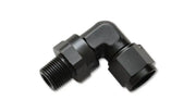 Vibrant -6AN to 1/4in NPT Female Swivel 90 Degree Adapter Fitting - Truck & Automotive