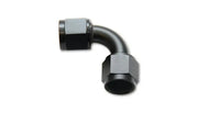 Vibrant -6AN Female 90 Degree Union Adapter (AN to AN) - Anodized Black Only - Truck & Automotive